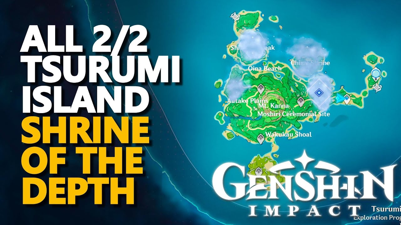 Tsurumi island Shrine of the Depth Genshin Impact All 2/2 YouTube