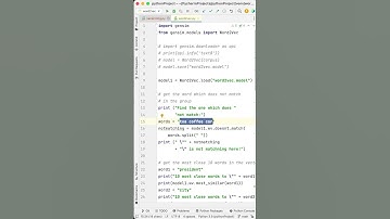 Do NLP in less than 20 lines of code with Word2Vec! #Shorts
