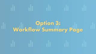 PMT Lessons: Restart Workflow
