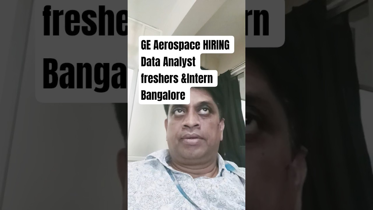 GE Aerospace Internship 2026 😍 | Bengaluru | Python, Data, ML | Relocation Paid
