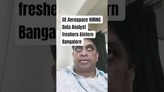 GE Aerospace Internship 2026 😍 | Bengaluru | Python, Data, ML | Relocation Paid