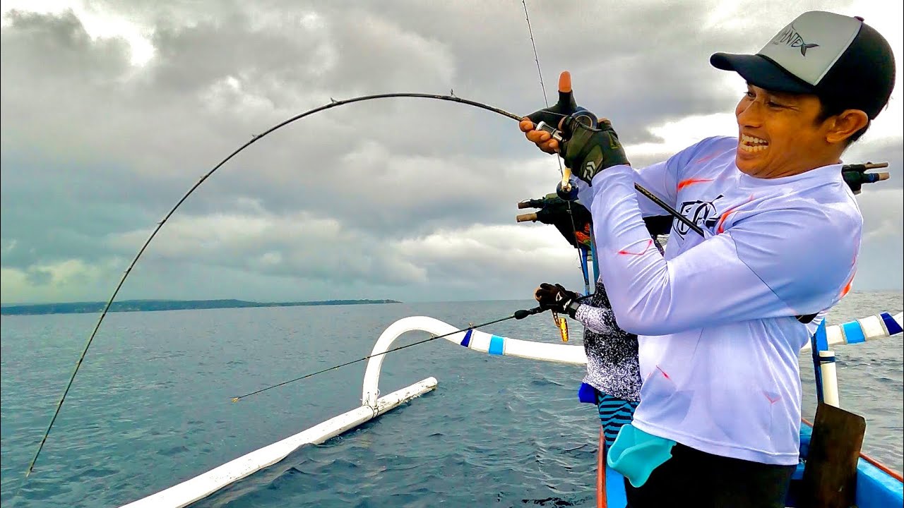 TEST ROD BARU LANGSUNG AMIS LANGSUNG DAPAT BABON LAUT DALAM || TRIDENTECH SLOWKILLER PE 2 180gr