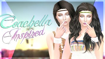 The Sims 4: Create A Sim: Coachella Inspired