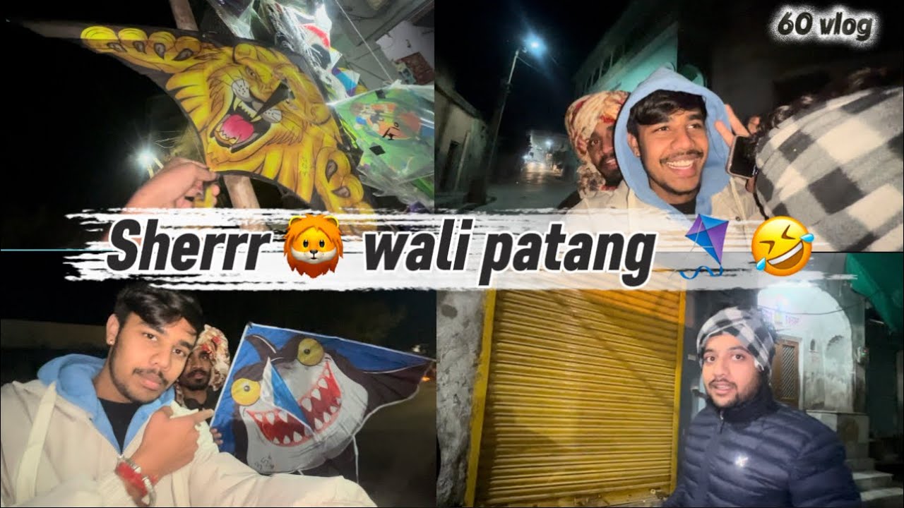 Sherr 🦁 wali patang 🪁 funny 🤣 vlog ❤️‍🔥