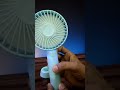 Quick Unboxing Mini Portable USB Hand Fan Rechargeable Cooler Shorts 