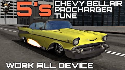 Fastest Tune For Procharger 55 Chevy BellAir No Limit 2 | Consistent 5 second low on 1/4 mile
