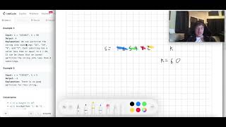 Leetcode 2522. Partition String Into Substrings With Values at Most K