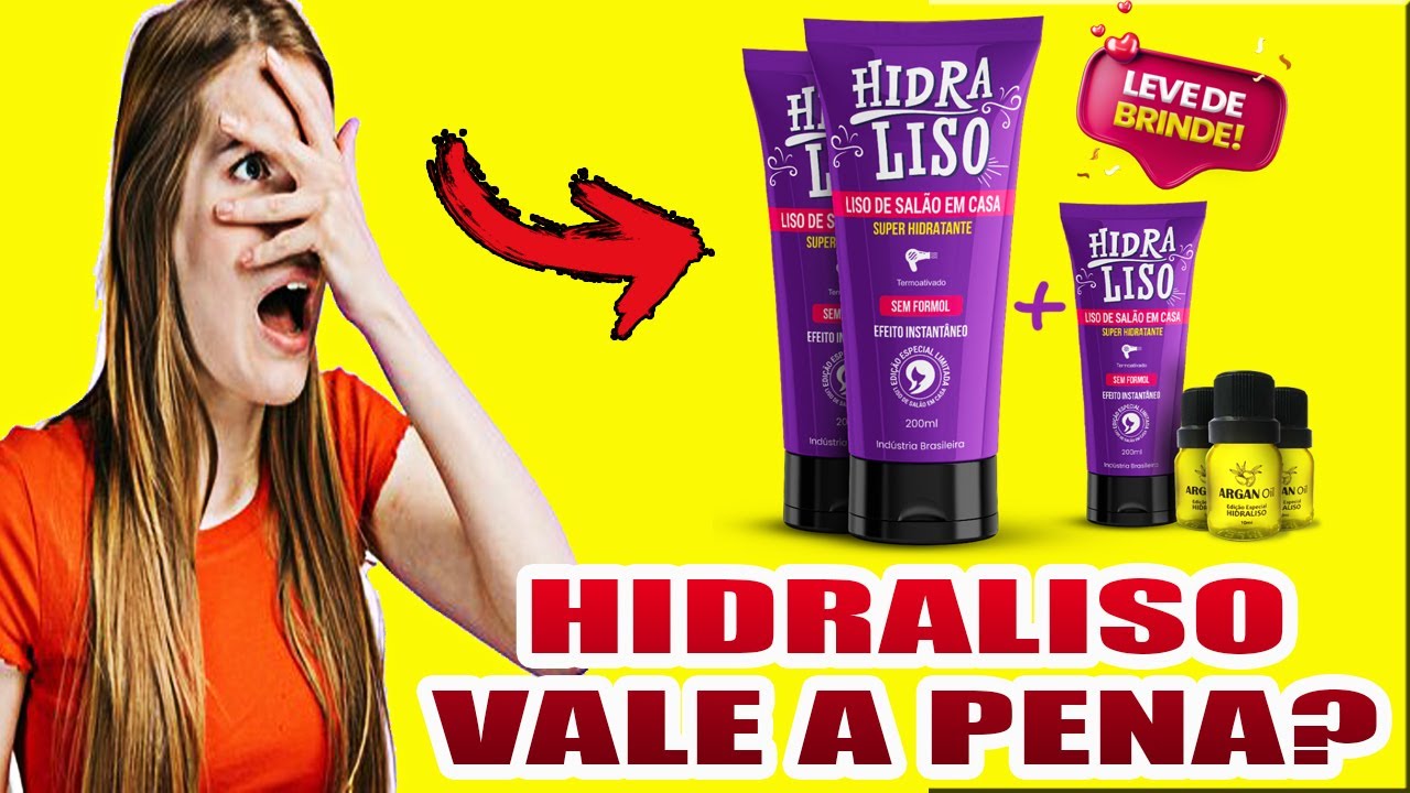 🔴 Hidraliso FUNCIONA? Hidraliso Cabelo Alisa Cabelo Cacheado? Hidraliso Liso de Salão Em Casa