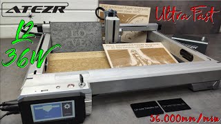 Ultra Fast Laser Engraver ATEZR L2 36W  with auto-focusing ,The Best Choice For Your Business