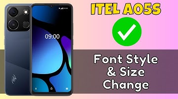 itel A05s Font Size And Style Settings || Change Font Size and Style || Font Style & Size Change