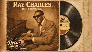 Ray Charles  Hit The Road Jack  Retro Records Cover  Vintage Jazz  1950s Retro Jazz Hits