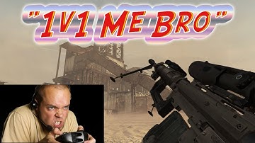 1v1 Quickscopes on Rust VS a Trash Talker - Call of Duty Modern Warfare 2