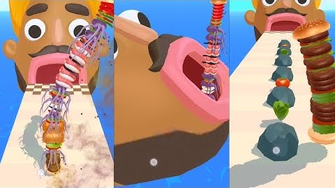 Sandwich Runner Walkthrough All Gameplay Android and IOS level Max #gaming #sandwichrunner