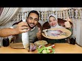 تحدي اكل فسيخ العيد العملاق!😋اخيرا في طفل عجبو الفسيخ😂😂