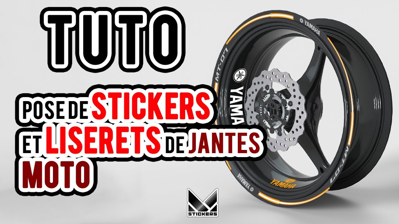 M-Stickers - Stickers & Liserets de Jante - Kit Déco Moto