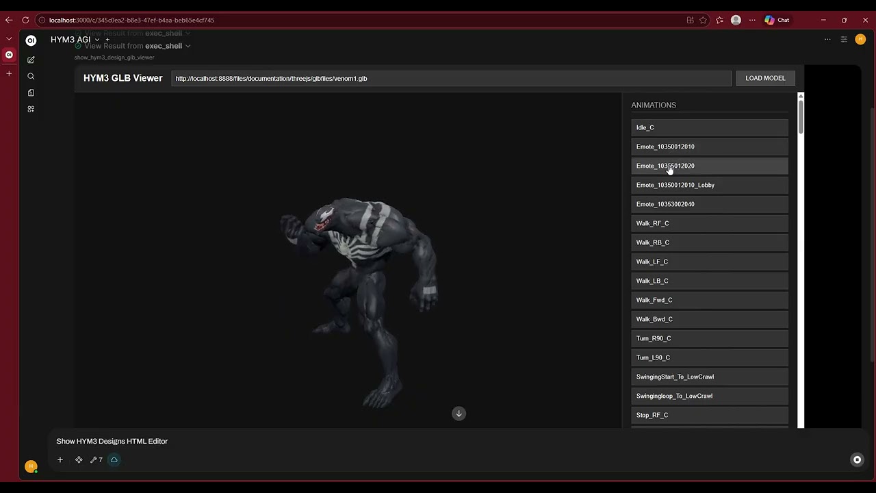 OpenWebUI HYM3 AGI - Custom Interactive Inline Visual Coding Editors