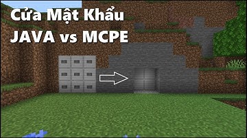 ✔ Cách Làm Cửa Mật Khẩu Đơn Giản Trong Minecraft JAVA và MCPE