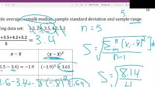 Preliminary notes to CS2 pt  2 - descriptive statistics