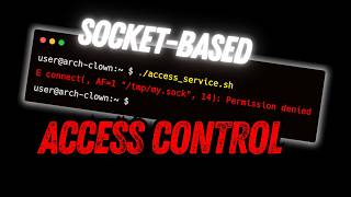 Unix Sockets Can Control Who Gets Access