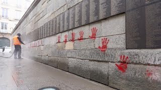 Tags au Mémorial de la Shoah: les enquêteurs sur la piste de trois suspects en fuite à l'étranger