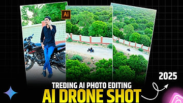 Instagram Trending Ai Drone Shot Video Editing Tutorial | How To Make Ai Drone Video editing 