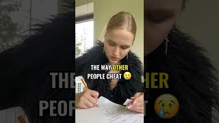 The Teacher Caught You Cheating
