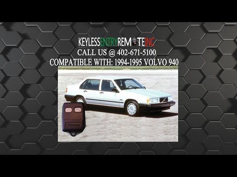How To Replace Volvo 940 Key Fob Battery 1994 1995 1996 1997