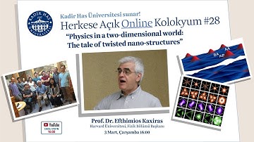 Prof. Dr. Efthimios Kaxiras-The physics of twistronics: The tale of twisted stacked nano-structures