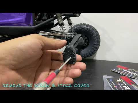 Axial Capra -Install Brass Knuckle & Portal Cover-