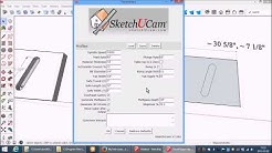 sketchup pocketing -basic