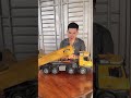 Dump truck in action! #huina1536 #rctruck #rccar #rcbfans #excavator #shortvideo #shortsfeed #shorts