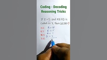 Coding-Decoding Reasoning Trick| Reasoning Classes| Reasoning SSC CGL Questions|