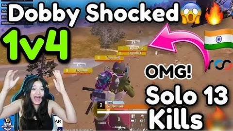 Jonathan vs enigma😱 1vs 4  dobby reaction SHOCKED Solo 13 kills OMG 🇮🇳@JONATHANGAMINGYT#recation