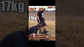 30 Day Texas Survival Challenge Day 30 Part 2 | How weight did I lose in 30 days?
