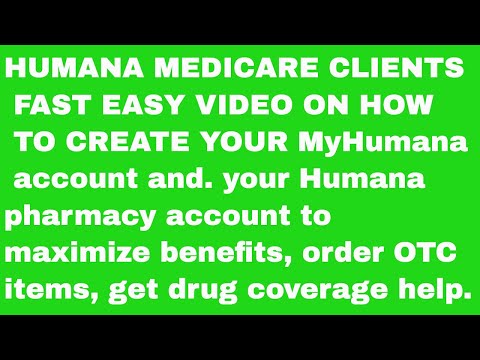 Setting up your Myhumana and Humana pharmacy on phone or computer or tablet