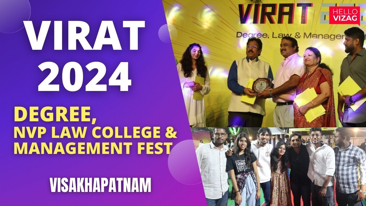 VIRAT FEST 2024 NVP LAW COLLEGE VISAKHAPATNAM HELLO VIZAG YouTube