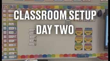 2023-2024 Classroom Setup, Day 2