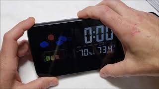 WulaWindy Large Display Digital LED Alarm Clock Unboxing and Review