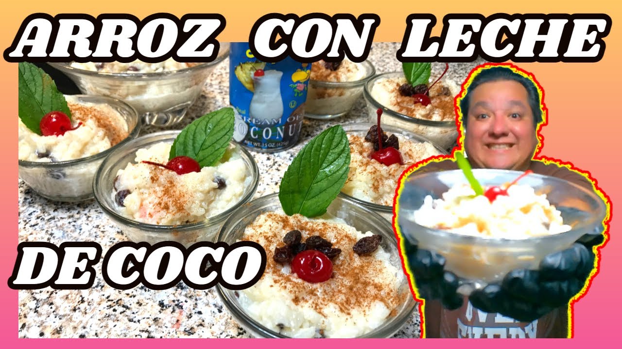 La receta de arroz con leche de coco más fácil y cremosa