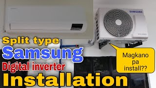 Split Type Aircon Installation || Magkano magpa install ng Split Type Aircon