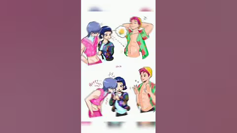 kpop demon hunter 😘 zoey x mystery 💞 rumi x jinu 😘#anime #kpopdemonhunters #jinu #rumi