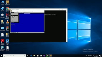 how to install dos box with mp folder  and to print a single character in assembly langage