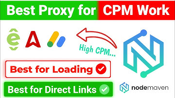 🔥Best Proxy For CPM Work 2025 | NodeMaven Residential Proxies (95% Clean IPs)