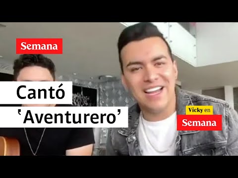 Yeison Jiménez se animó a cantar su éxito ‘Aventurero’, en SEMANA