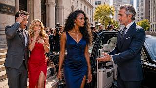 He Mocked His Ex-Wife at Divorce—Then Froze When a Billionaire Opened Her Car Door