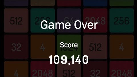 Part 10: Game Over X2 Blocks Game 3D  & Merge 2048 with 109,140 High Score #games #x2blocks
