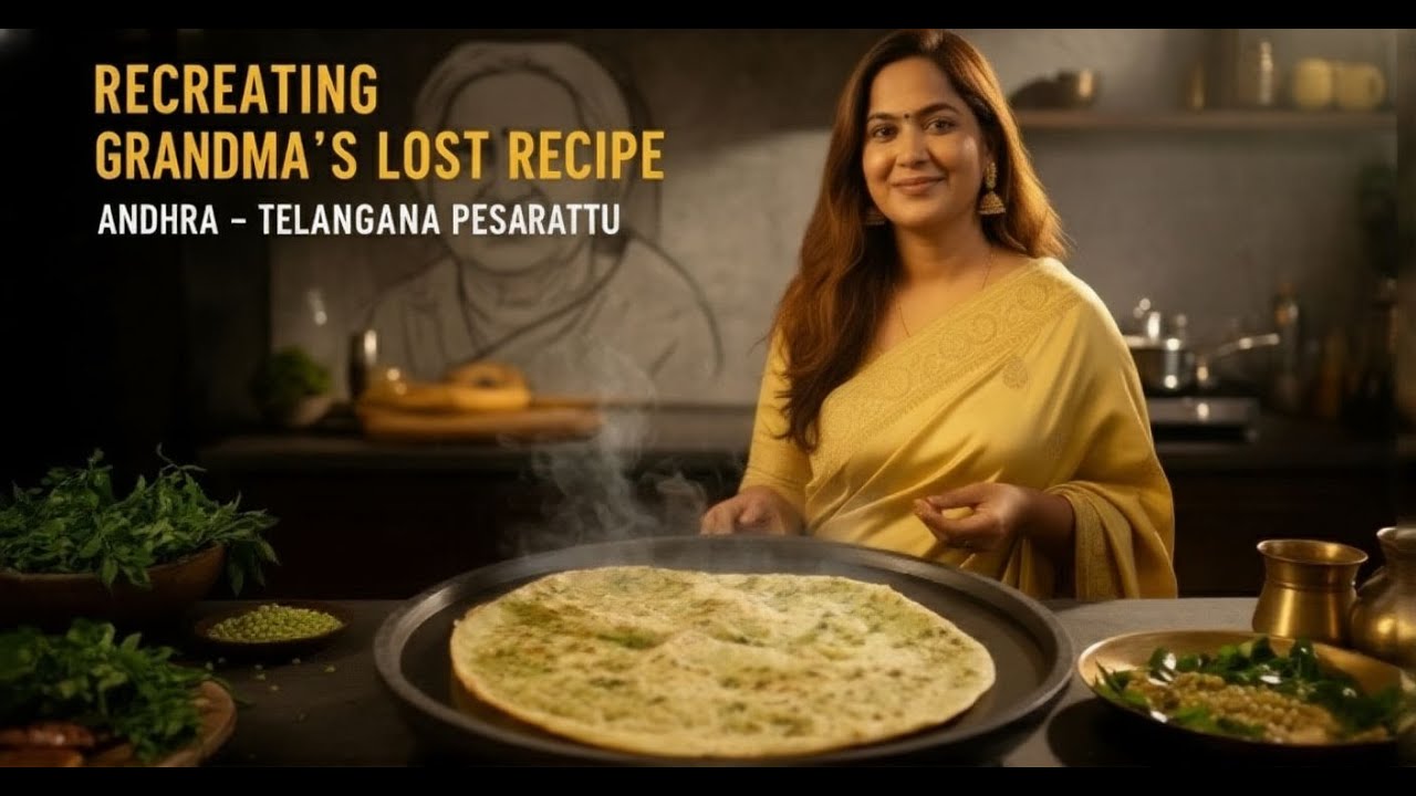 Andhra Telangana Pesarattu- Hyderabad Kitchen Diaries 