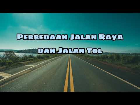 Perbedaan jalan tol dan jalan raya | toll road #tollroad #highway