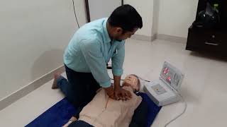 Advanced Full Body CPR Training Manikin with Monitor & Printer