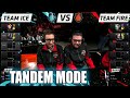 Team ice vs team fire  10 vs 10 tandem mode match lol allstars 2015 la  fire vs ice tandem